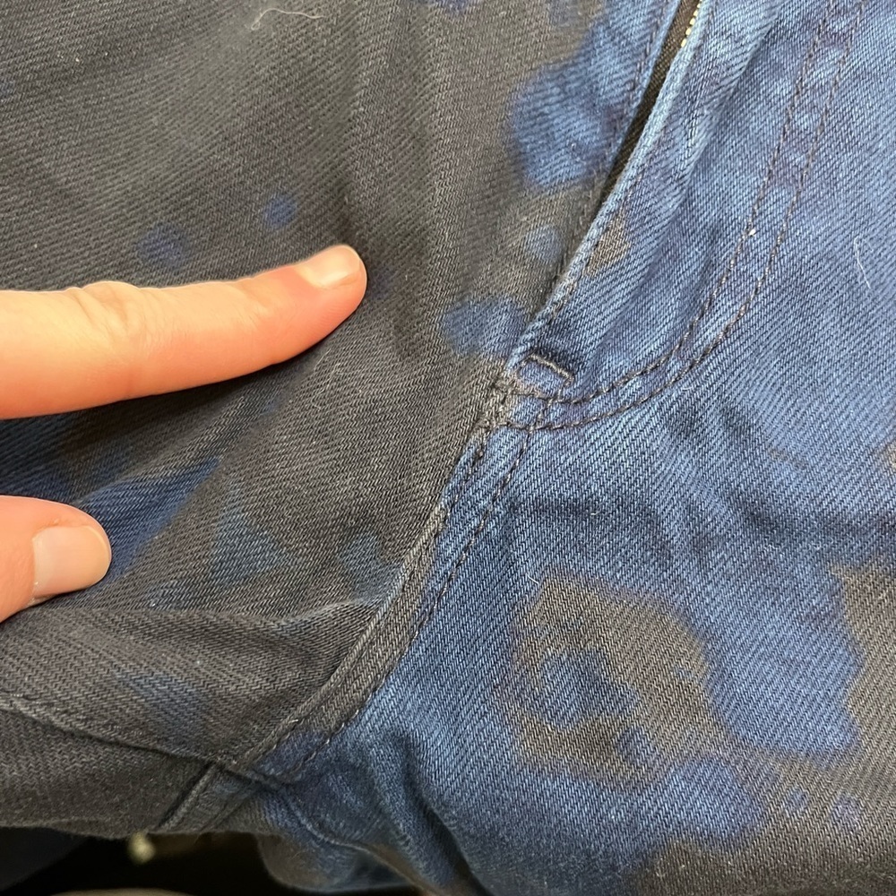 John Elliot RARE! Double Dye Riley Crop Jean Raw Hem, Sold Out, sz 25 - Picture 7 of 12